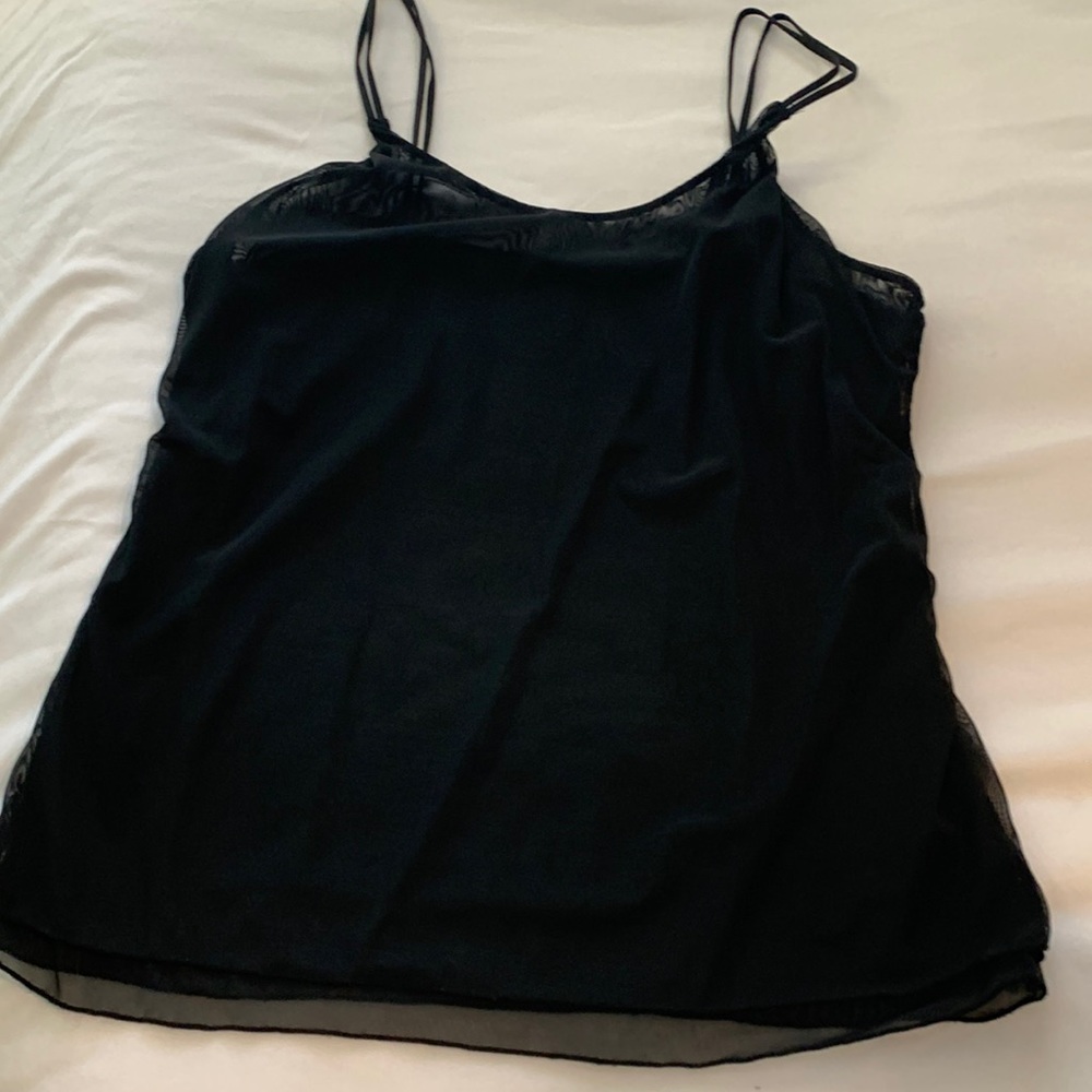 Sheer double layer camoiselle